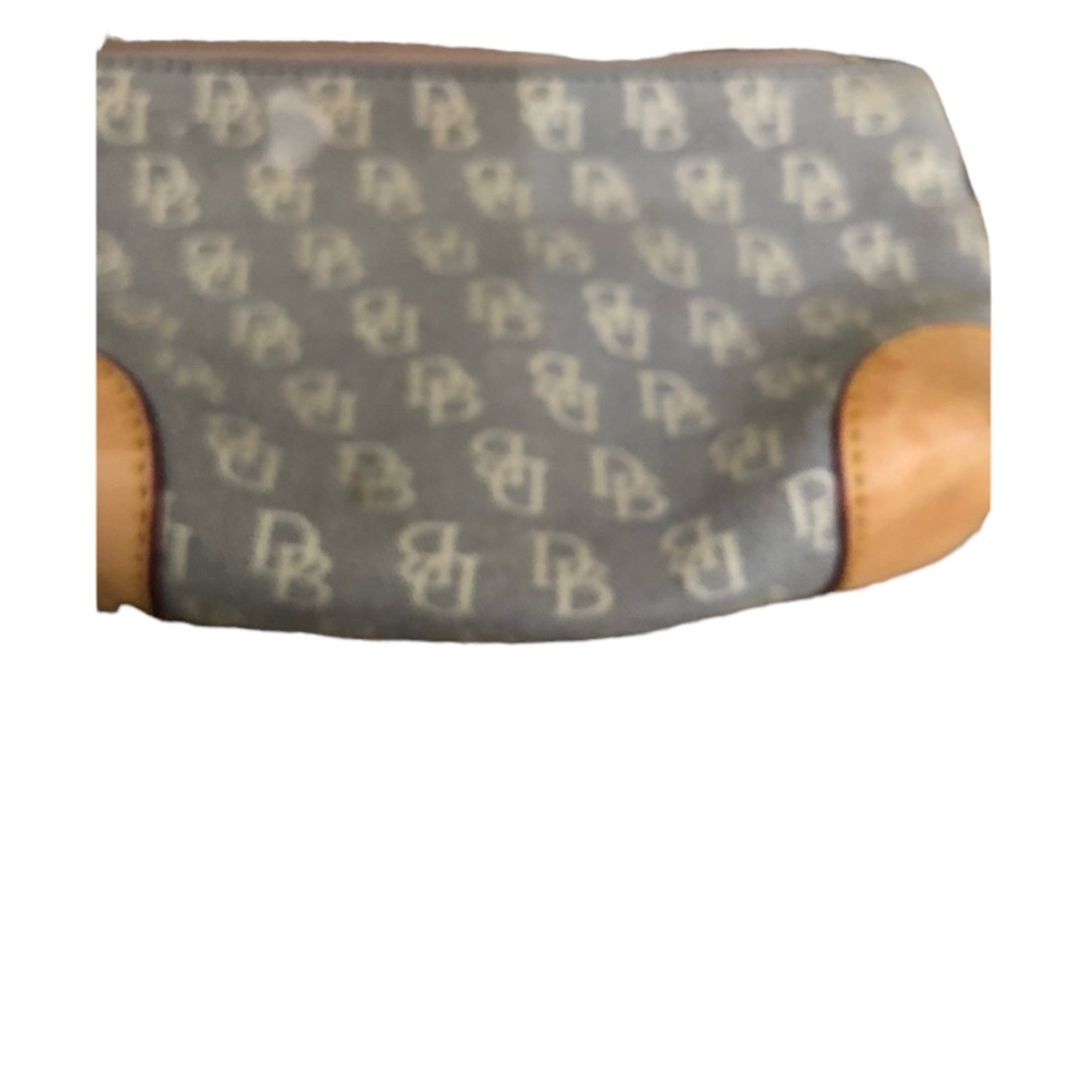 Dooney & Bourke blue Denim zip top make up bag - Picture 11 of 14